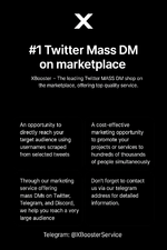 #1 Twitter Mass DM On Marketplace - X Mass DM Service - Twitter Mass DM Service